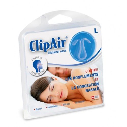 Oscimed ClipAir nasal dilator L for sleeping with storage box