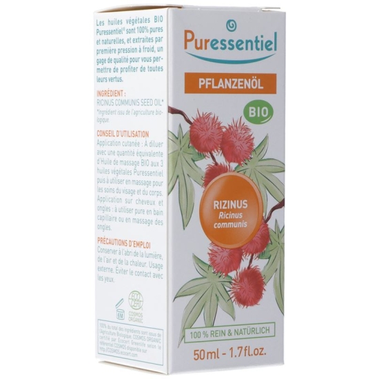 Puressentiel Pflanzenöl Rizinus Bio Flasche 50ml buy online