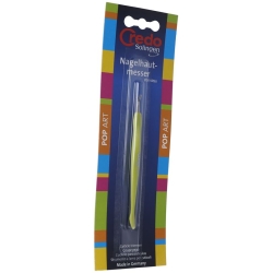 CREDO cuticle knife pop art stainless