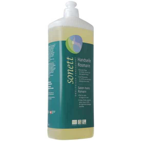 Sonett Handseife Rosmarin Nachfüllflasche 1L buy online