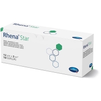 Rhena Star Elastisch Binden 12cmx5m Hautfarbig Offen 10 Stück
