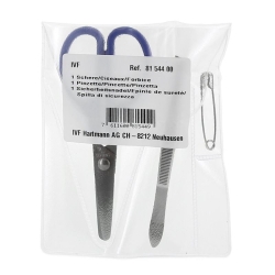 IVF set scissors tweezers safety pin