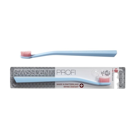 Swissdent Gentle toothbrush light blue/light pink buy online