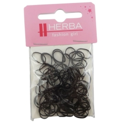 Herba Kids Hair ties 1cm black 20 pcs