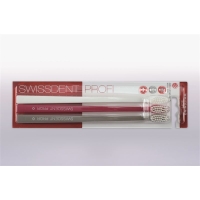 Swissdent Whitening Toothbrush Trio white pink gray soft