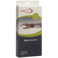 Omnimed Ortho ManuFlex Handgelenkbandage 22cm Links Grösse L Schwarz