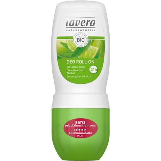 Lavera 24h deodorant roll-on organic lime & organic verbena 50ml