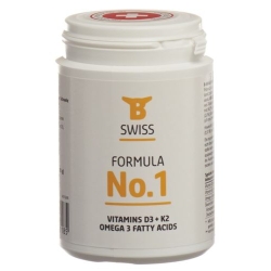 BE THE CHANGE vitamin D3 & K2 & High Omega 3 Fatty Acids Kaps glass 150 pcs