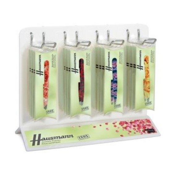 Hausmann Pinzetten Schräg Disp Rosen Ass 16 Stück buy online