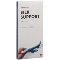 Venosan Silk A-d Support Socks L Silver 1 pair