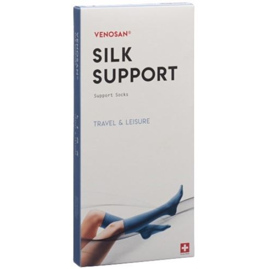Venosan Silk A-d Support Socks L Silver 1 pair buy online