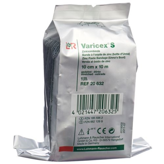 Varicex S Zinkleimbinde 10cm x 10m buy online