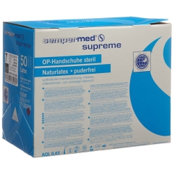 Sempermed Supreme surgical gloves 5.5 sterile 50 pairs