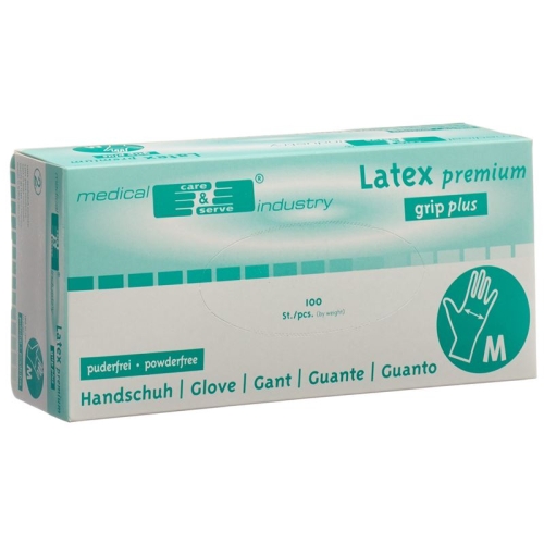 Gribi Untersuchungs-Handschuhe M Latex Puderfrei Unsteril 100 Stück buy online