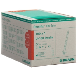 Braun Omnifix 100 Insulin 1ml Solo L 100 Stück