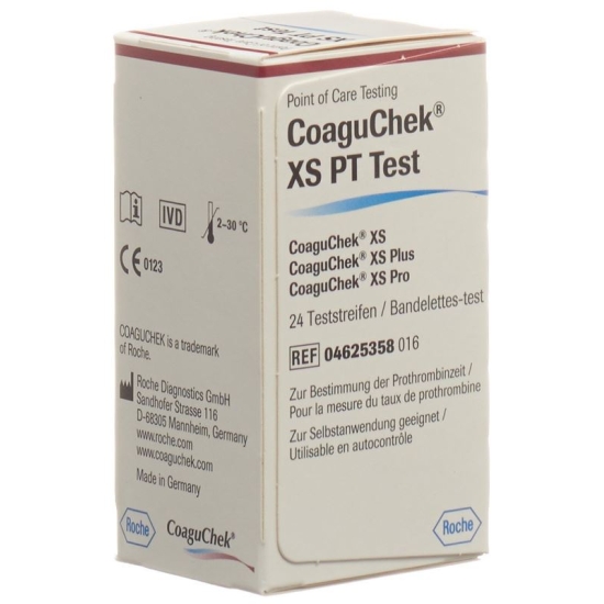 COAGUCHEK XS PT Teststreifen