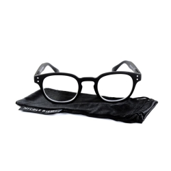 Nicole Diem reading glasses 3.50dpt Romeo BB Black