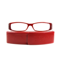 Nicole Diem Lesebrille Monte Carlo Dunkelrot 3.0