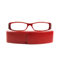 Nicole Diem Lesebrille Monte Carlo Dunkelrot 3.0