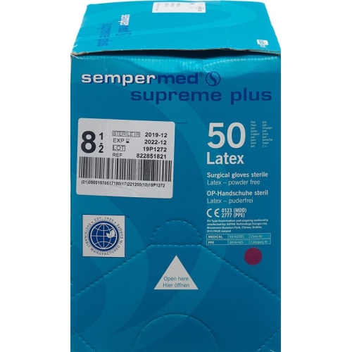 Sempermed Supreme Plus Op Handschu 8.5 St 50 Paar buy online