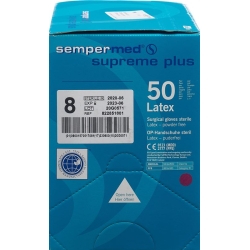 Sempermed Supreme Plus Op Handschu 8 St 50 Paar