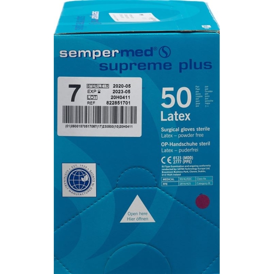 Sempermed Supreme Plus Op Handschu 7 St 50 Paar buy online