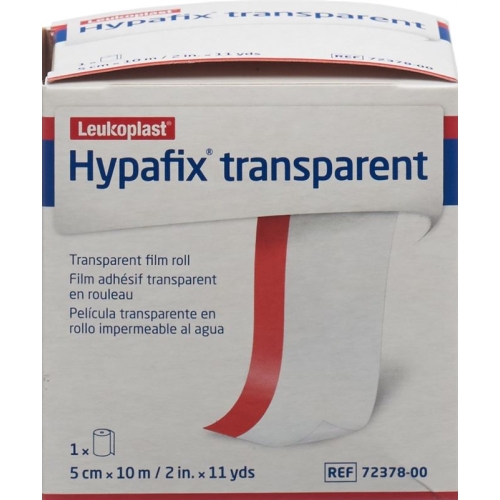 Hypafix transparent 5cmx10m sterile role