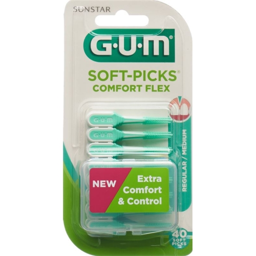 Gum Sunstar Soft Picks Comfort Flex Regular 40 pieces buy online