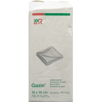 Gazin Faltkompressen 10x10cm 16-fach Unsteril 100 Stück