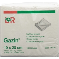 Gazin Faltkompressen 10x20cm 12-fach 17-fädig O Rk 100 Stück