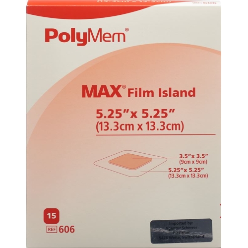 Polymem Adhes Wundv 13.3x13.3cm Max Film St 15 Stück buy online