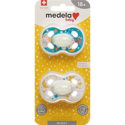 Medela Baby Soother Night & Night 18+ Animals 2 pieces buy online