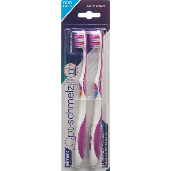 Elmex Prof Opti-Schmelz Zahnbürste Duo 2 Stück buy online